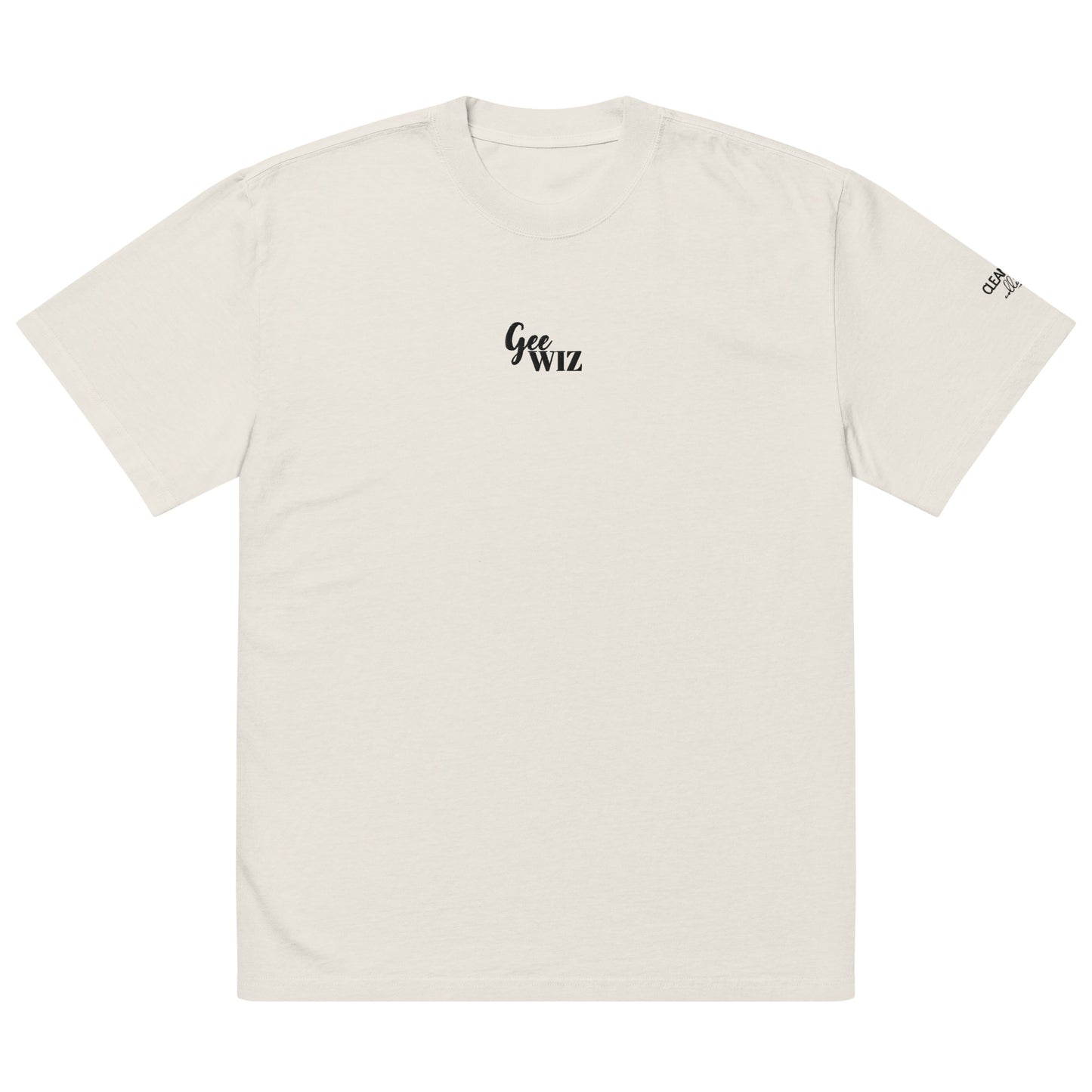 Oversized faded Gee Wiz Tee