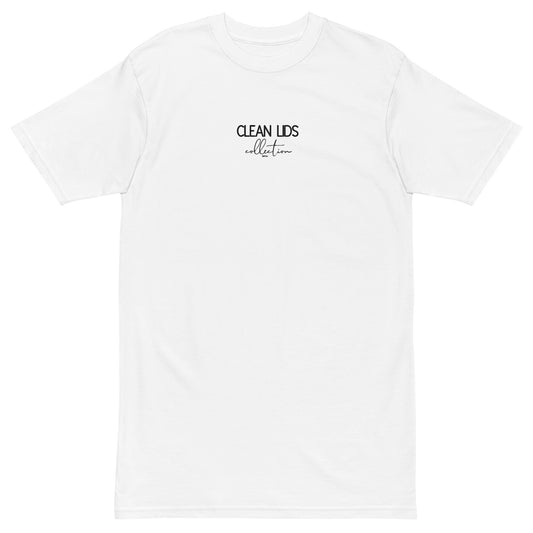 Unisex Clean Lids tee- White