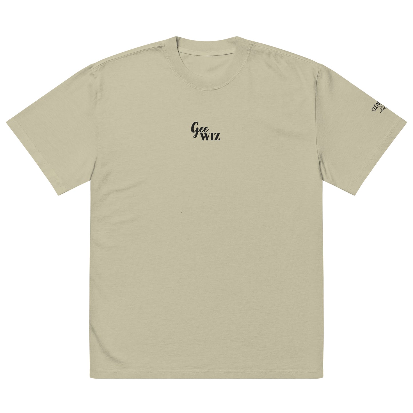 Oversized faded Gee Wiz Tee