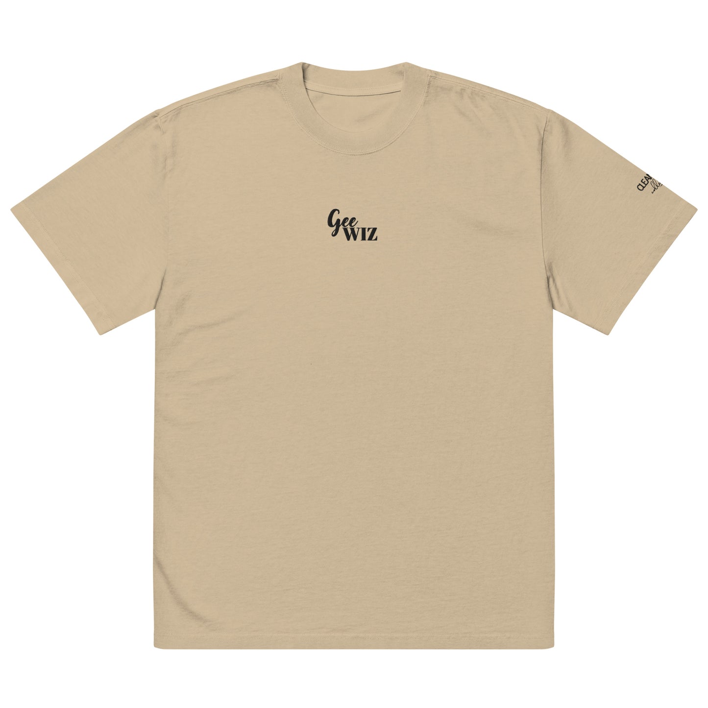 Oversized faded Gee Wiz Tee