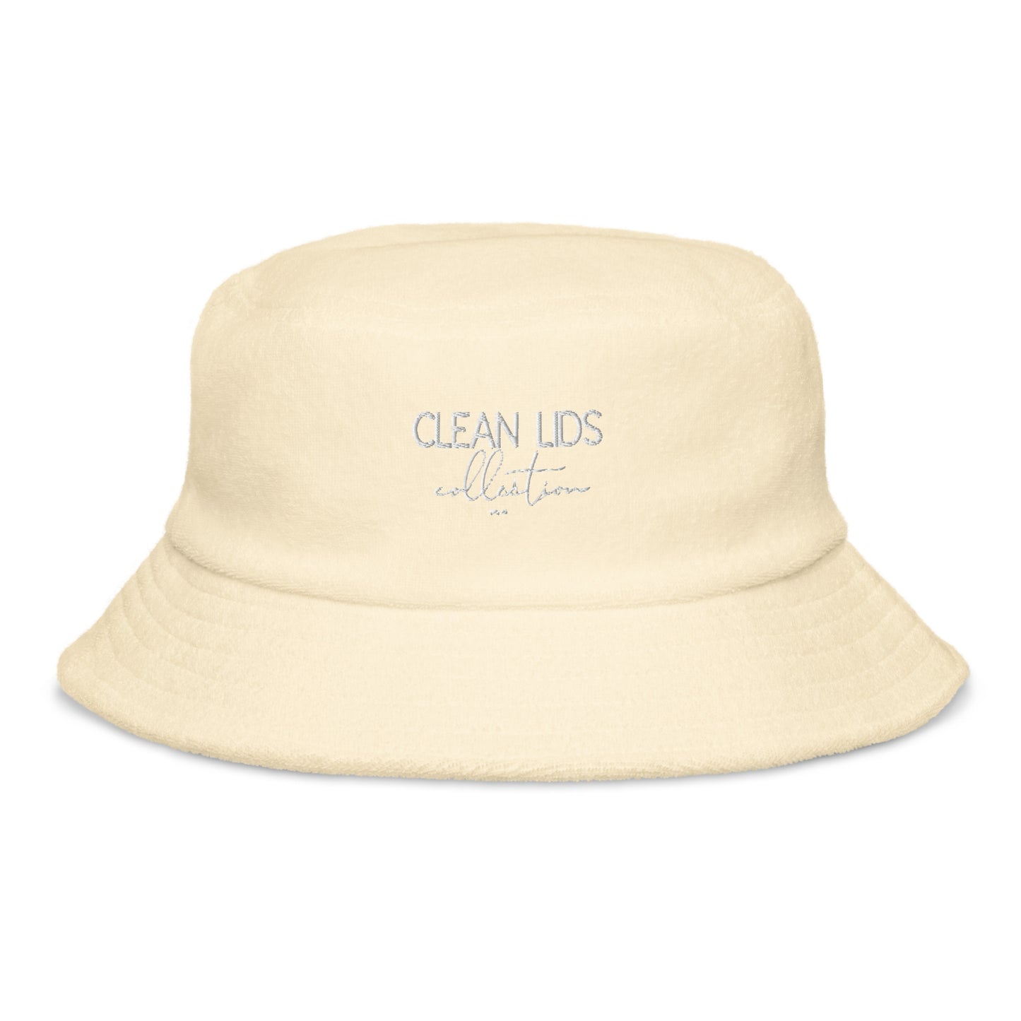 The Clean terry cloth bucket hat