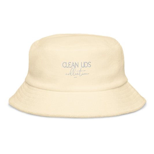 The Clean terry cloth bucket hat